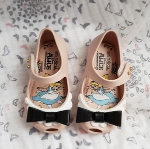 mini melissa Alice in Wonderland shoes